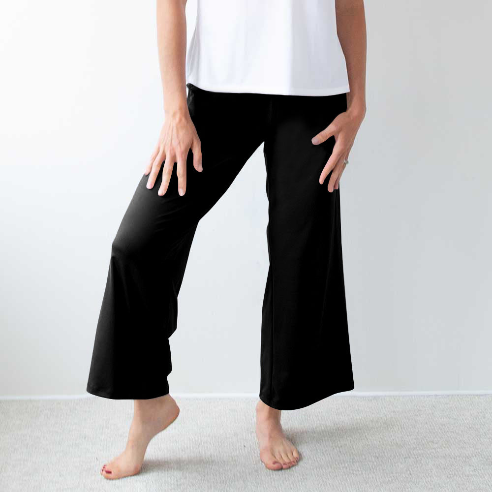éclipse wide-leg Palazzo pants - Black