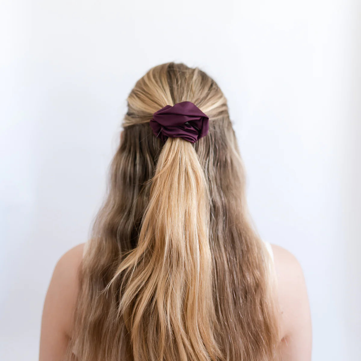 Eclipse scrunchie - Plum