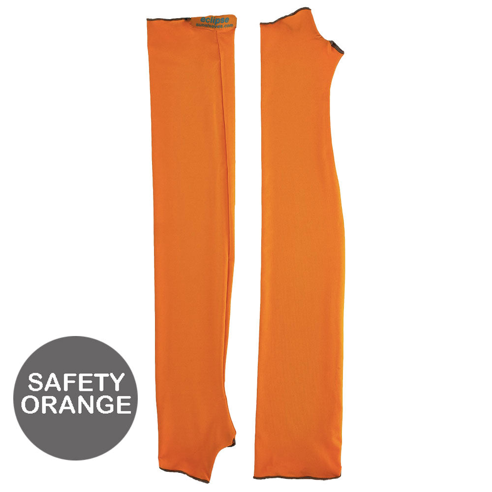 Eclipse Sun Sleeves Orange UPF 50+ Cooling Sun Protection