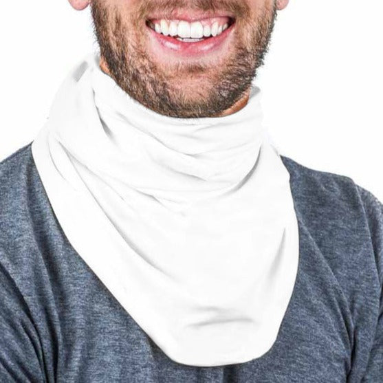 Eclipse Adjustable Neck Gaiter White