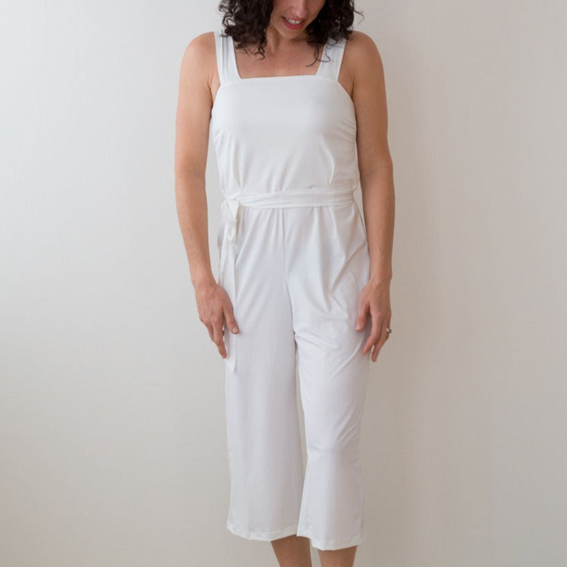 Eclipse Women's Romper - White