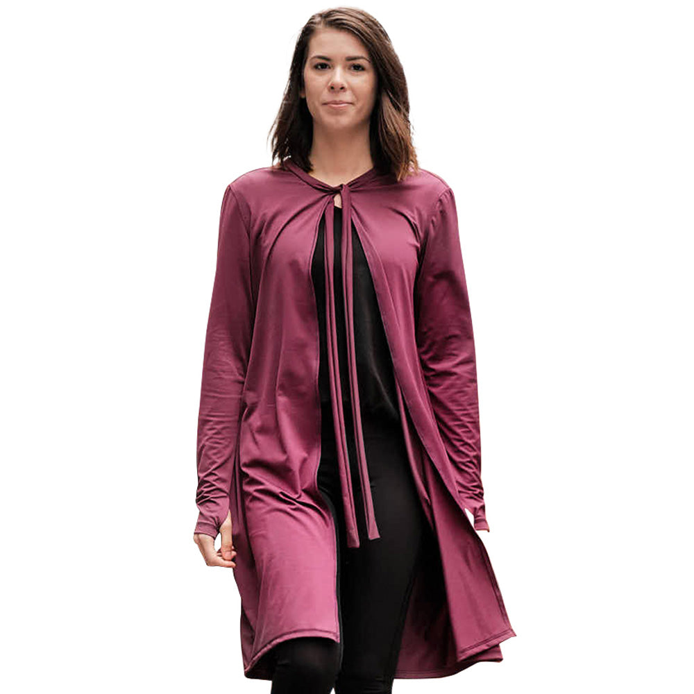 Eclipse Tie Duster - Plum