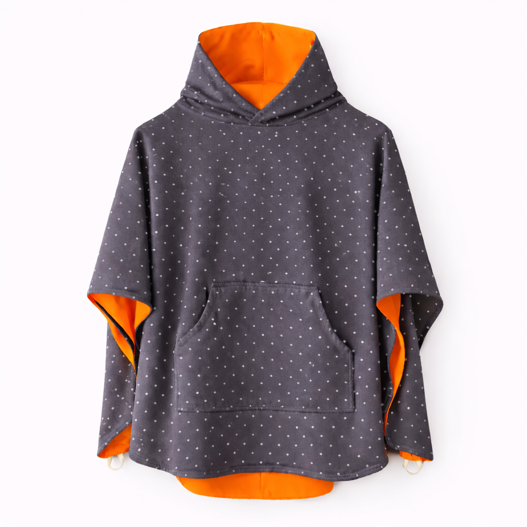 Reversible Hooded Sun Protective Poncho | Eclipse Sun – éclipse Glove