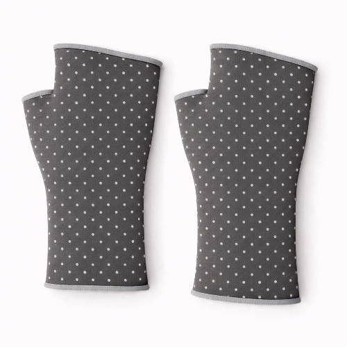 pair of eclipse gloves in starry night pattern