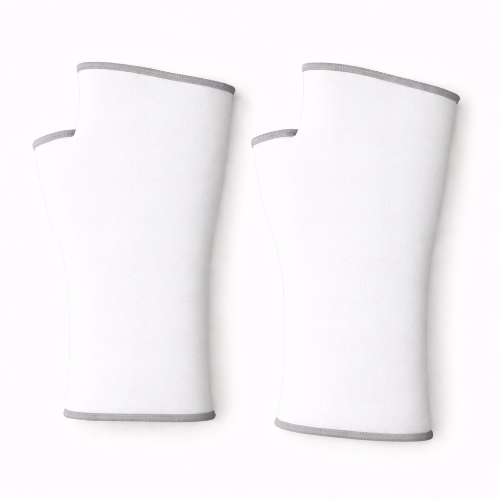 white eclipse gloves