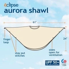 Eclipse Aurora Sun Shawl coverup selector