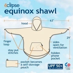 Eclipse Sun Shawl selector UPF Clothing
