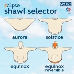 Eclipse Aurora Sun Shawl coverup selector