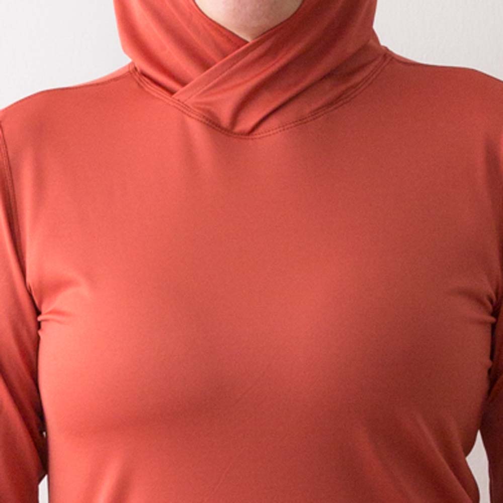 éclipse sun hoodie spf clothing neck detail - Sienna