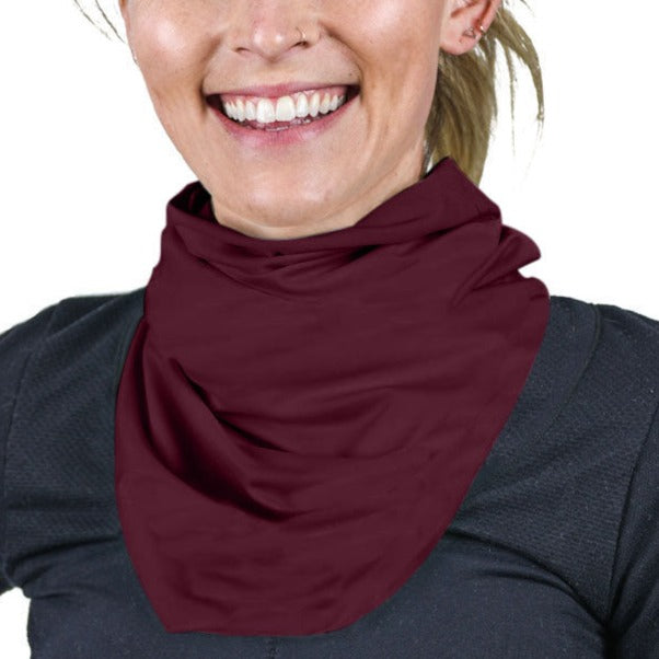 Eclipse Adjustable Neck Gaiter Plum