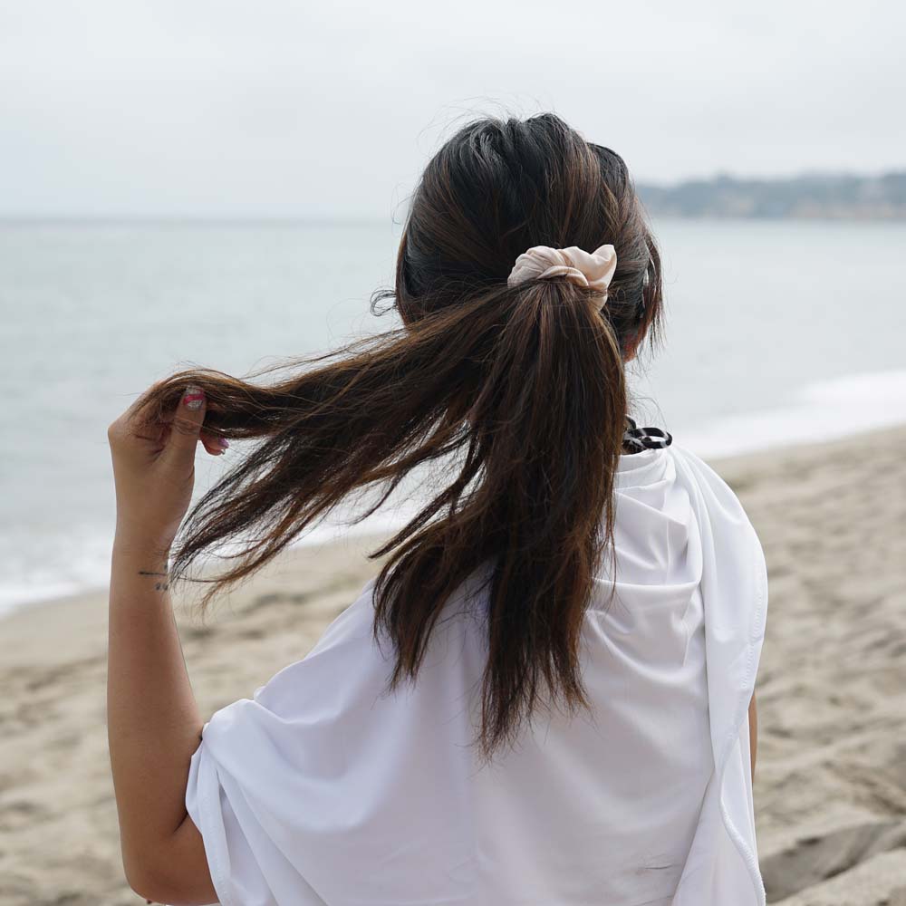 Eclipse scrunchie - Latte